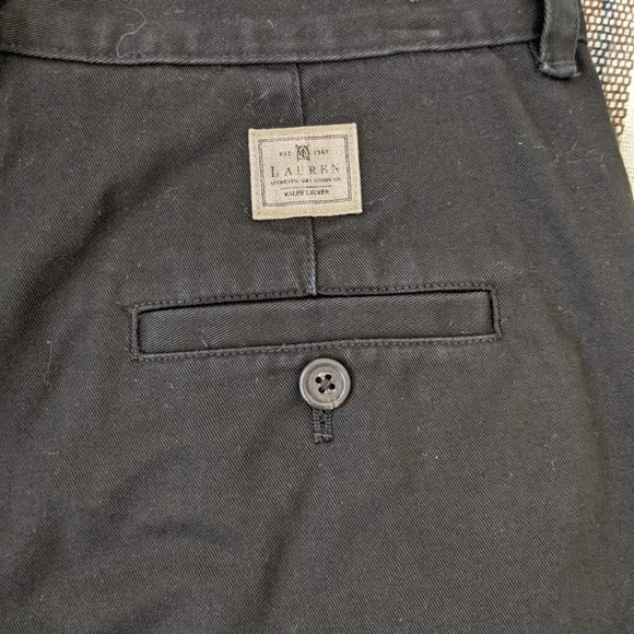 Black Ralph Lauren High Waisted Trousers - Picture 5 of 9